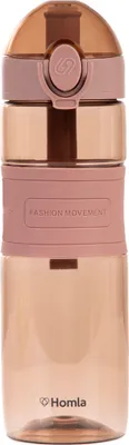 Produktbild von Wasserflasche Trinkflasche Sportflasche POPPIE Flasche rosa 600 ml HOMLA