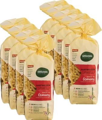 Produktbild von Spirelli, Hartweizen hell, 9 x 500 g
