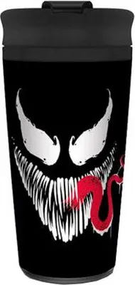 Productafbeelding van Venom Metal Reisbeker voor Koffie - "To-Go" Beker - Design: Face
