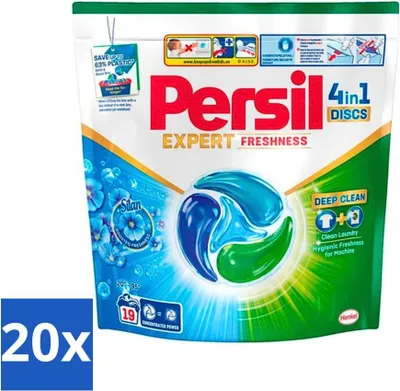 Produktbild von Persil - Waschmittel - Waschmittelkapseln Frische von Silan - Langanhaltende Frische - 19 Wäschen - Vorteilspack - 20 Stücke