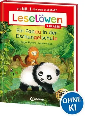 Produktbild von Leselöwen 1. Klasse - Ein Panda in der Dschungelschule