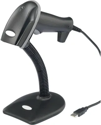 Produktbild von Renkforce LS6300E USB-Kit Barcode-Scanner Kabelgebunden 1D Laser Schwarz Hand-Scanner USB