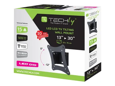 Produktbild von Techly Wandhalterung für LCD/LED TV 13-30" schwarz