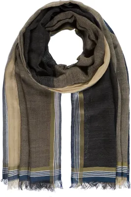 Produktbild von Passigatti Schal mit bunter Borte, Gr. ONESIZE