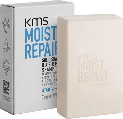 Produktbild von Kms Moist Repair Solid Shampoo 75 gr - festes Shampoo für geschädigtes Haar
