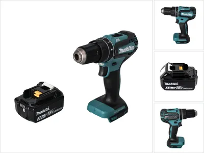 Produktbild von Makita DHP 485 F1 Akku Schlagbohrschrauber 18 V 50 Nm Brushless + 1x Akku 3,0 Ah - ohne Ladegerät