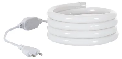 Produktbild von LED-Streifen Neon Dimmbar 220V Rund SFLEX17 8W/m Schnitt 100cm IP65 nach Maß Neutralweiß 2 m