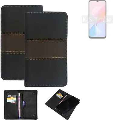 Produktbild von K-S-Trade Hülle Handyhülle kompatibel mit Blackview A85 Schutzhülle Walletcase Bookstyle Tasche Schutz Case Handytasche Wallet Cover Kunstleder