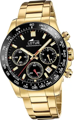 Produktbild von Lotus Edelstahl Herren Uhr Armbanduhr gold Elegant Classic D2UL18914/6