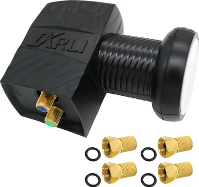 Produktbild von ARLI Twin LNB Sat + 4x F - Stecker vergoldet