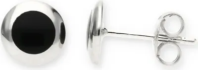 Produktbild von JuwelmaLux Ohrstecker 925 Silber mit Onyx JL10-06-1741