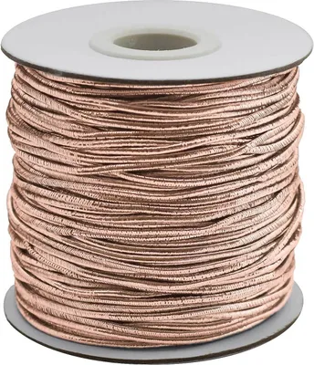 50m Spule starke Gummikordel Gummischnur 1,5mm, kupfer