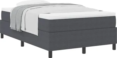 Immagine prodotto di Letto a molle Grigio Scuro e Bianco 120 x 190 cm