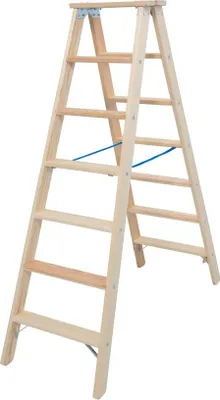 Immagine prodotto di KRAUSE 818249 Holzleiter Stabilo 2x7 Stufen