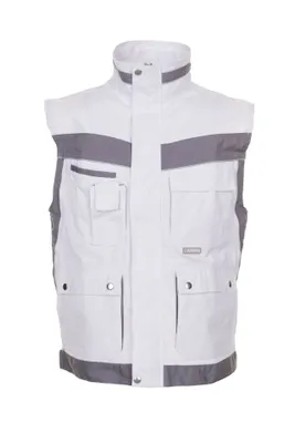 Produktbild von Größe XXL Herren Planam Plaline Weste reinweiß zink Modell 2533