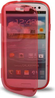 Produktbild von Handyhülle Flip Quer für Handy Samsung Galaxy S3 Rot