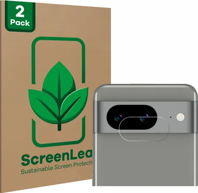 Produktbild von 2x ScreenLeaf Schutzfolie für Google Pixel 8 (NUR Kameraschutz) nachhaltiger Displayschutz Display Schutz Folie Klar Transparent