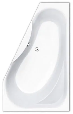 Immagine prodotto di Vasca da bagno Steinkamp, modello "Life", salvaspazio, dimensioni 165 x 95/50 cm, per installazione a sinistra