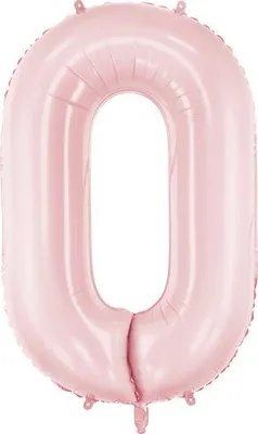 Zdjęcie produktu dla Balon fol.Cyfra 0 86cm j.róż 76129