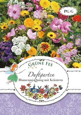 Immagine prodotto di Grüne Fee - Miscela profumata di fiori da giardino con semi di erbe aromatiche - 13243
