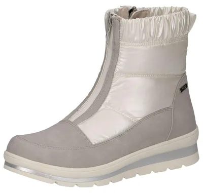 Produktbild von CAPRICE Damen Winterstiefel ohne Absatz Vegan Wasserabweisend, Mehrfarbig (Pearl