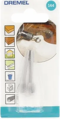 Zdjęcie produktu dla Frez DREMEL 144, szybkotnący, stalowy, 7,8 mm, do rzeźbienia i grawerowania, 2 sztuki