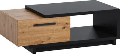 Obrázek produktu pro Konferenční stolek 120 cm DELAWARE - dub artisan / matný černý