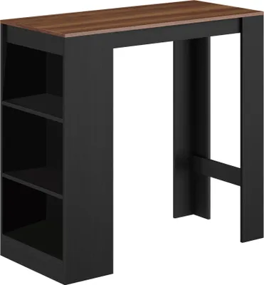 Produktbild von Hoppa! | Stehtisch | Industriell | Braun/Schwarz - 110 x 50 x 103 cm