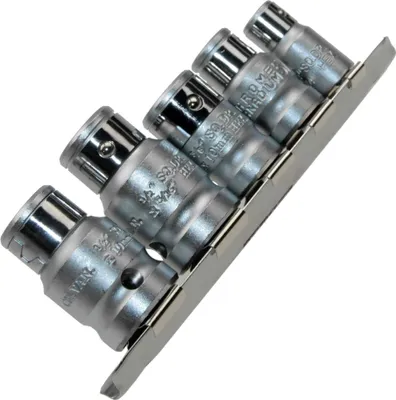 Image de Jeu d'adaptateurs pour porte-embouts 1/4" 3/8" 1/2" 8 10 mm pour cliquets