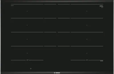 Produktbild von Bosch Serie 8 PXY875DC1E, Schwarz, Integriert, 81 cm, Zonen-Induktionskochfeld, Glaskeramik, 4 Zone(n)