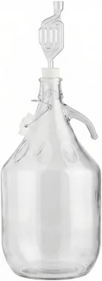 Produktbild von lilawelt24 1 x 5L Glasballon Gärballon Set mit Bügelverschluss, Gärrohr & Stopfen – Fermentationsflaschen mit Henkel für Wein, Most & Selbstgemachtes