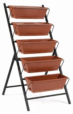 Obrázok produktu pre Vyvýšené kvetinové záhony s 5 úrovňami pre záhradné rastliny