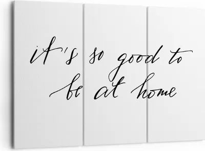 Produktbild von Bild auf Leinwand - Leinwandbild - 3 Teile - Motto Glück Haus - 165x110cm - Wand Bild - Wanddeko - Wandbilder - Leinwanddruck - Bilder - Wanddekoration - Leinwand bilder - Wandbild - CE165x110-4386
