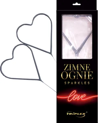 Zdjęcie produktu dla zimne ognie 40cm serce 2 szt. TXF-28-1