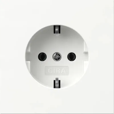 Zdjęcie produktu dla GIRA 418870, Schuko, Biały, 250 V, 16 A, 29 mm