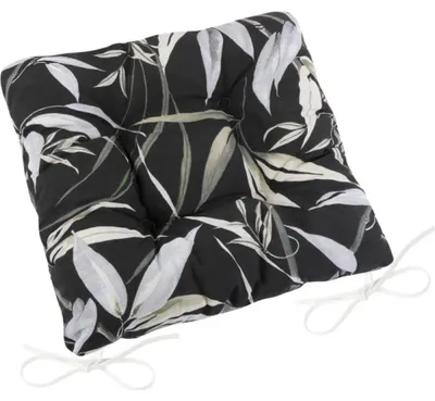 Obrázok produktu pre Sedací vankúš EMA prešívaný - 40x40 cm - čierny,sivý