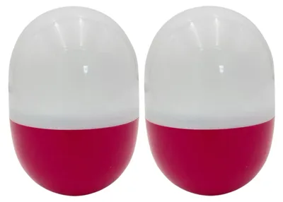 Produktbild von 2x Dreh Dir Licht 2.0 Pink 12,5cm Nachtlicht Campinglampe Taschenlampe Leselampe