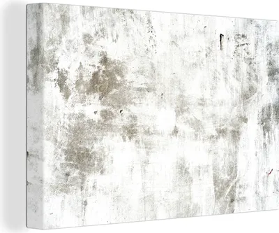 Obrázok produktu pre OneMillionCanvasses® - Obrazy na plátne - 150x100 cm, Betón - Biela - Hnedá - Vzor, Nástenné umenie Tlač Dekorácia na stenu - Fotografia na plátne - Obraz na drevenom ráme