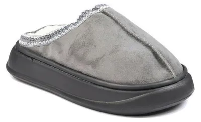 OZABI Damen-Pantoffeln Skandinavischer Stil, Gefüttertes Inneres, Grau - Bild 1