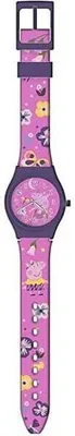 Produktbild von Peppa Pig Analog In Metallbox Uhr Rosa  Rosa One Size