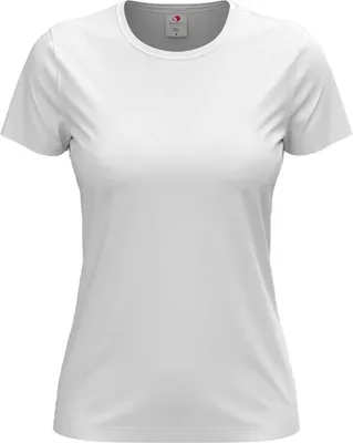 Obrázek produktu pro Dámské tričko s krátkým rukávem - Stedman FITT T/W - white - velikost 2XL
