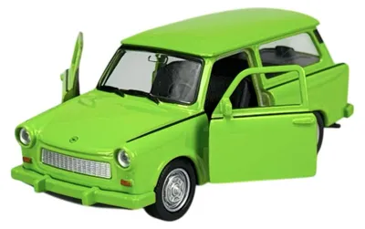 Produktbild von Welly Trabant P601 Kombi Grün 1:34 Die Cast Metall Modell im Kasten 43871
