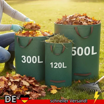 Produktbild von Robuste PP-Gartenabfallbeutel – Wiederverwendbare Gartenabfallbeutel mit