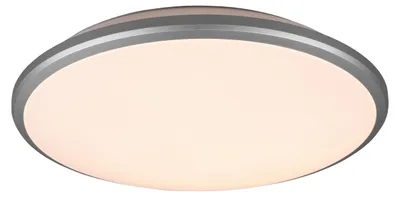 Zdjęcie produktu dla Plafon LED okrągły LIMBUS srebrno-biały 20W Ciepła biel 2300lm tworzywo sztuczne wym:6,5x34,7x34,7cm IP20 RL