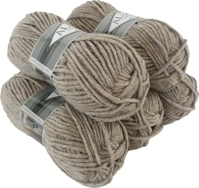 Produktbild von 500g Strickgarn Strickwolle Alize Superlana Maxi 25% Wolle, Farbwahl