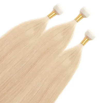 Zdjęcie produktu dla Mini taśmy przedłużające Premium z prawdziwych włosów #10/0 jasny blond