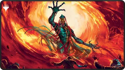 Produktbild von Ultra Pro - Standard Playmat - Magic: Brothers War Black Stitched Gix, Yawgmoth Praetor