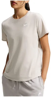 Produktbild von Nike W Nsw Club Ss Tee Cream Ii Cream Ii Xs