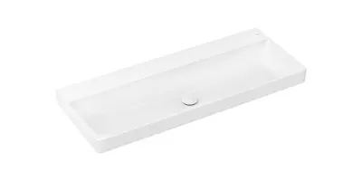 Zdjęcie produktu dla Hansgrohe umywalka Xelu Q 1200x480mm bez przelewu, SmartClean biała, 61043450