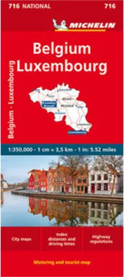 Image de Michelin Belgien Luxemburg: Straßen- und Tourismuskarte 1: 350 000 (MICHELIN Nationalkarten)